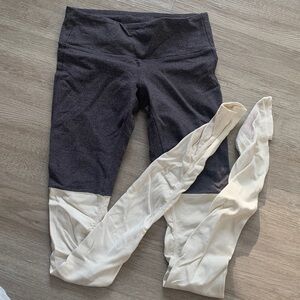 Aloyoga Goddess leggings Grey/off-white